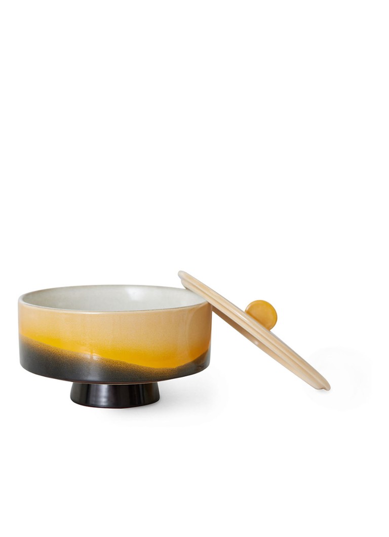 HKliving Vază de depozitare Sunshine 13cm