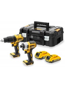 DeWalt DCK2060D2T-QW Kombi-Set 18V 2,0Ah Li-Ion - DCD778 Akku-Schlagbohrschrauber + DCF787 Akku-Schlagschrauber