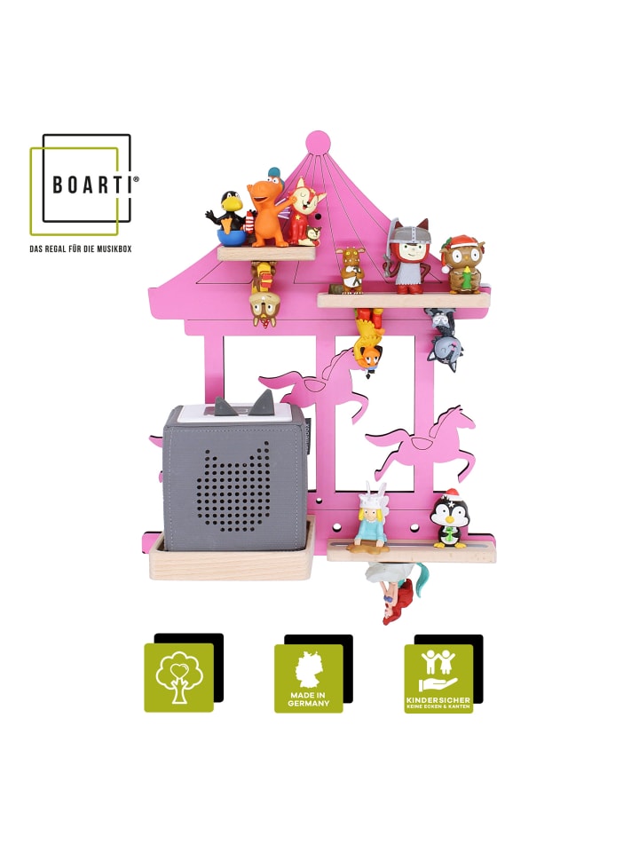 BOARTI Karussell Pferde Kinder Toniebox Tonies Figuren in Pink günstig kaufen onesize