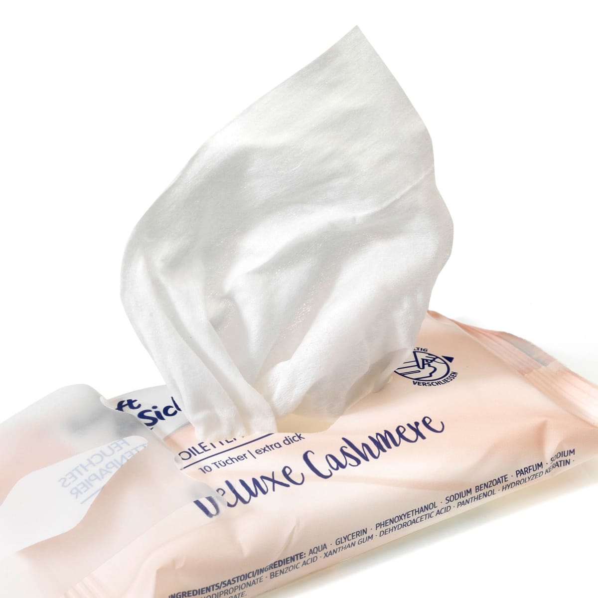 Feuchtes Toilettenpapier Deluxe Cashmere, 10 St