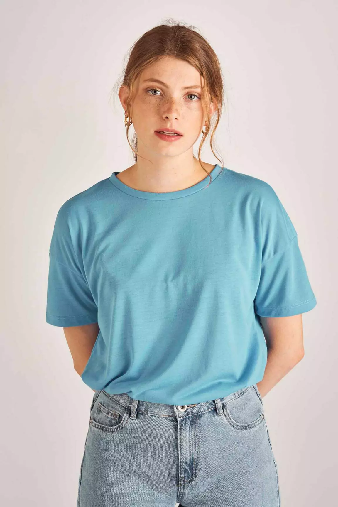 Only Tshirts Femme couleur bleu
