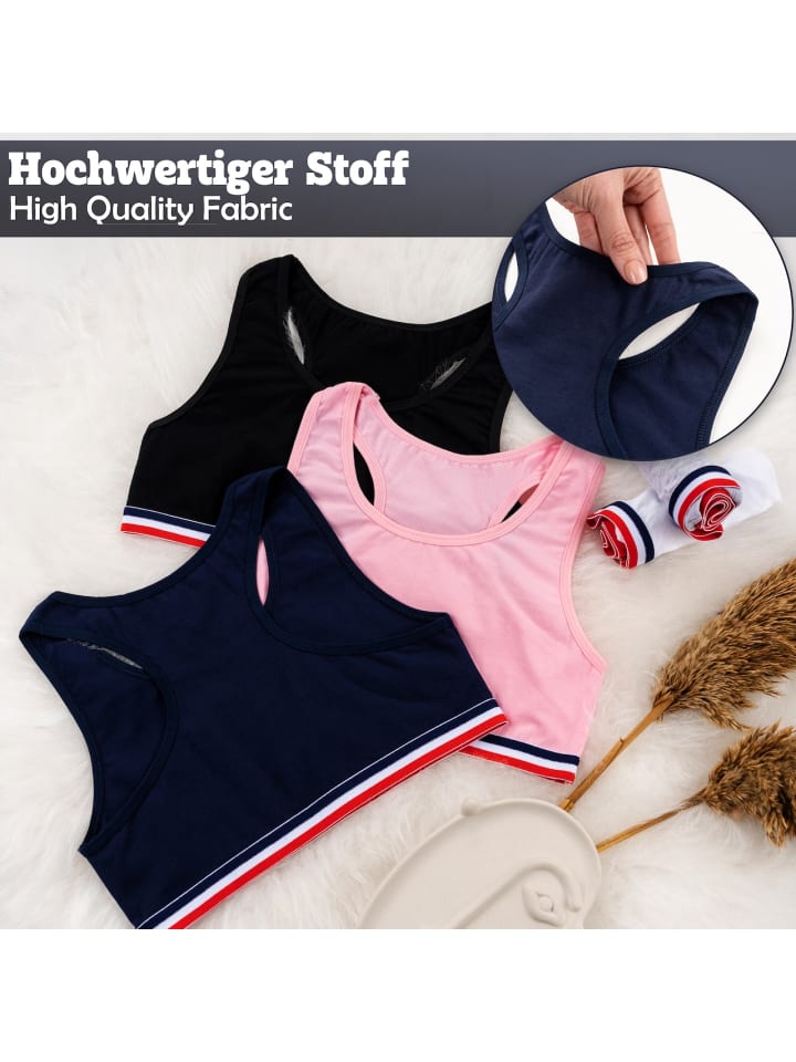 LOREZA 5er Set Bustier - Sport - Bunt günstig kaufen