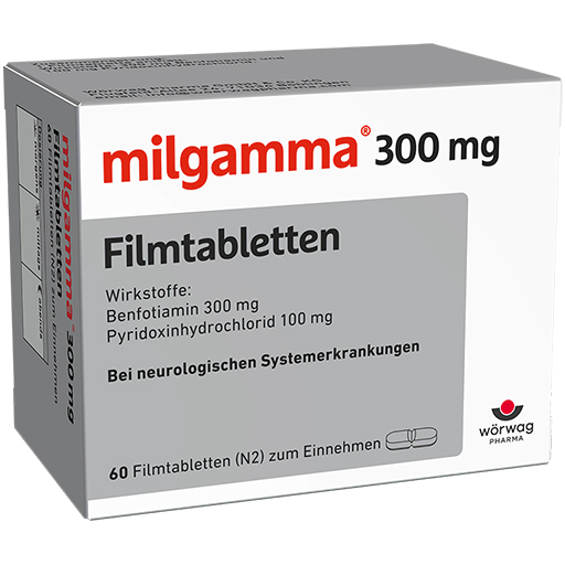 MILGAMMA 300 mg Filmtabletten  60 St  Filmtabletten