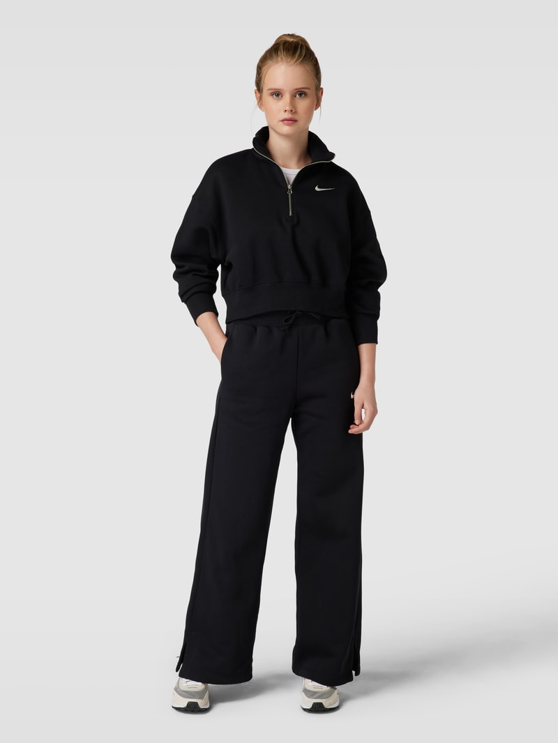 Sweatpants mit Tunnelzug in schwarz