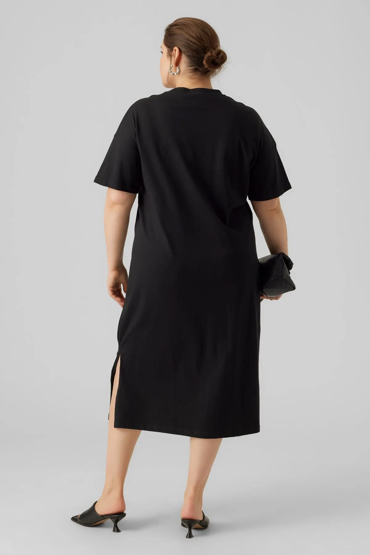 Veromoda Curve  Vero Moda Curve Damen/Mädchen Schwarzes Kleid