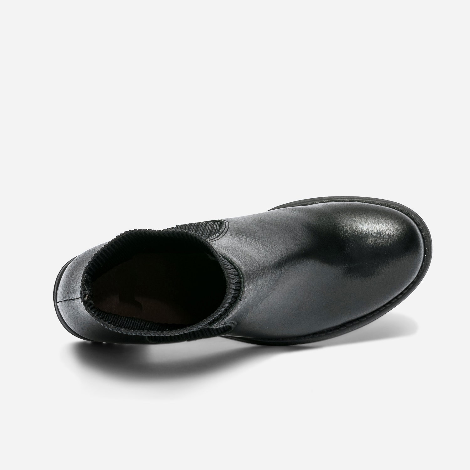 Chelsea boots en cuir noir