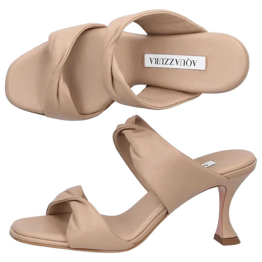 Aquazzura - Sandalen TWIST 95 Nappaleder - braun