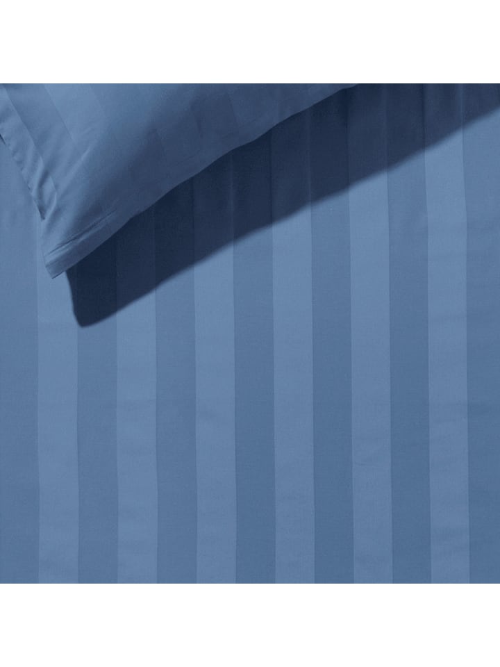 Erwin Müller Mako-Damast Bettwäsche Fürth in blau günstig kaufen