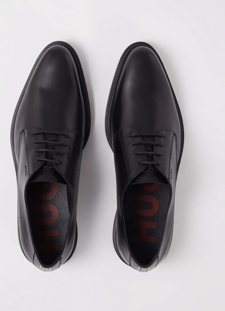 Pantofi cu șireturi din piele HUGO BOSS Kerr