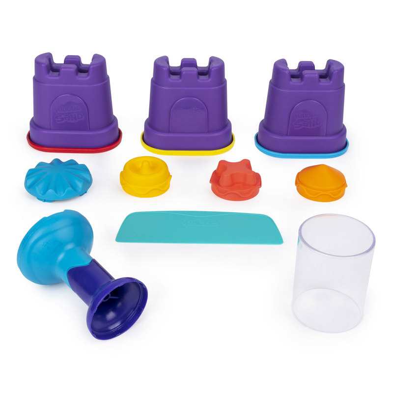 Coffret Arc-en-ciel et 6 accessoires Kinetic Sand