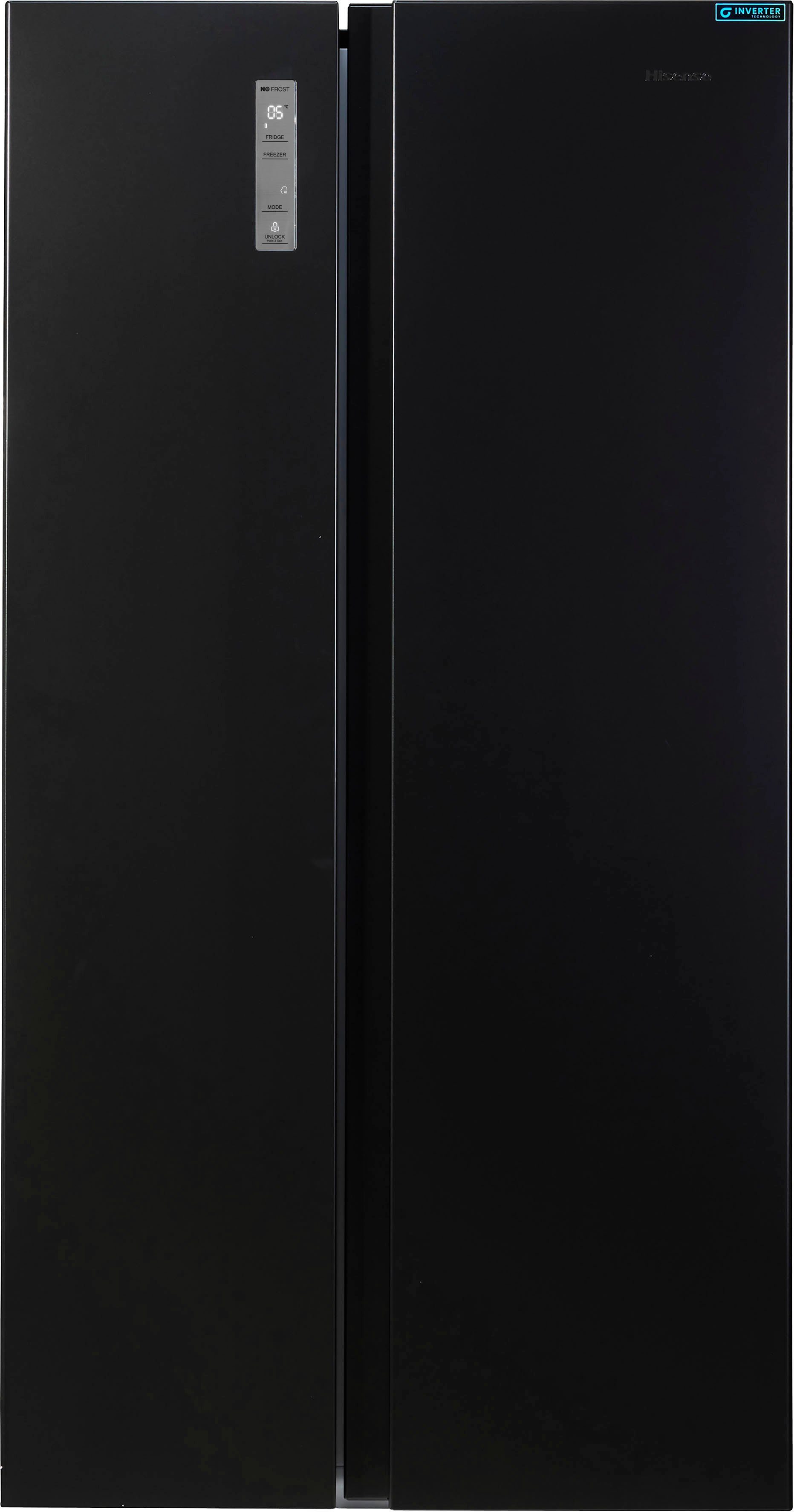 Hisense Side-by-Side RS677N4AFC, 178,6 cm hoch, 91 cm breit
