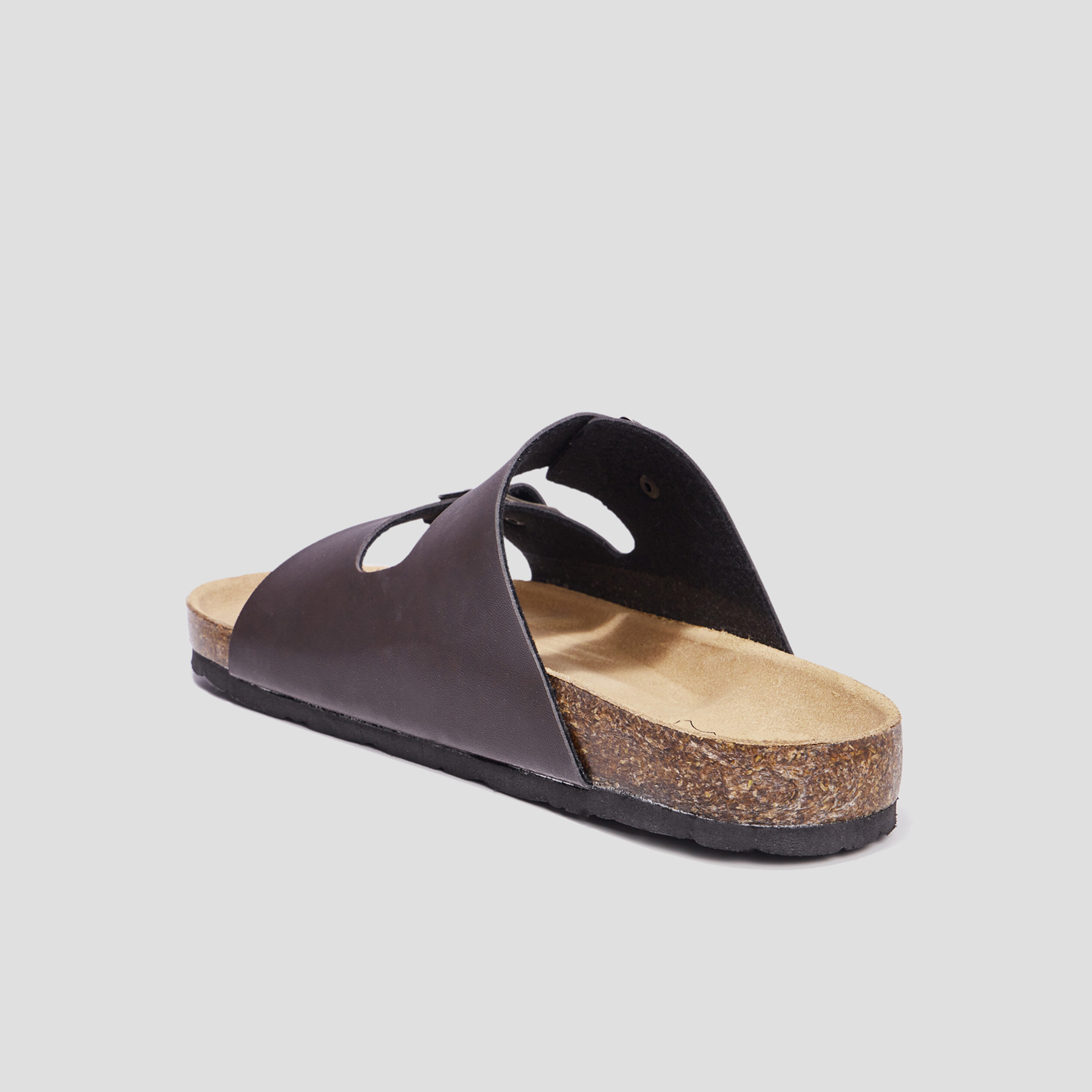 Mules avec boucles Goaleres marron homme | La Halle