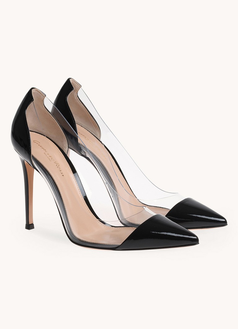 Salon Gianvito Rossi Plexi din piele lacuita
