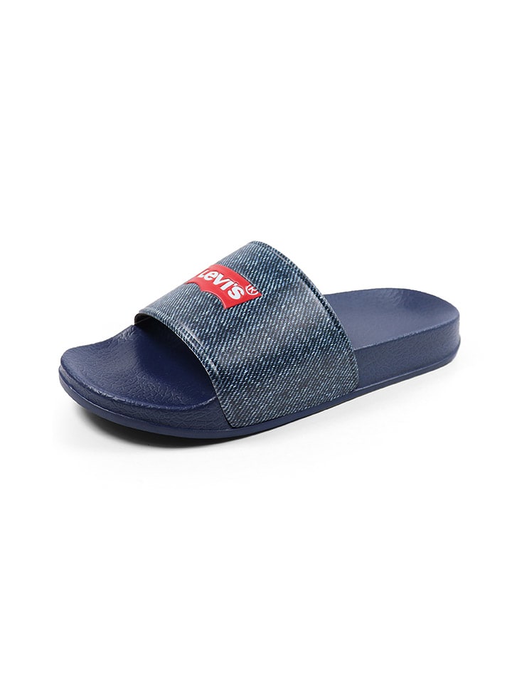 Levi´s Pantoletten in Dunkelblau günstig kaufen