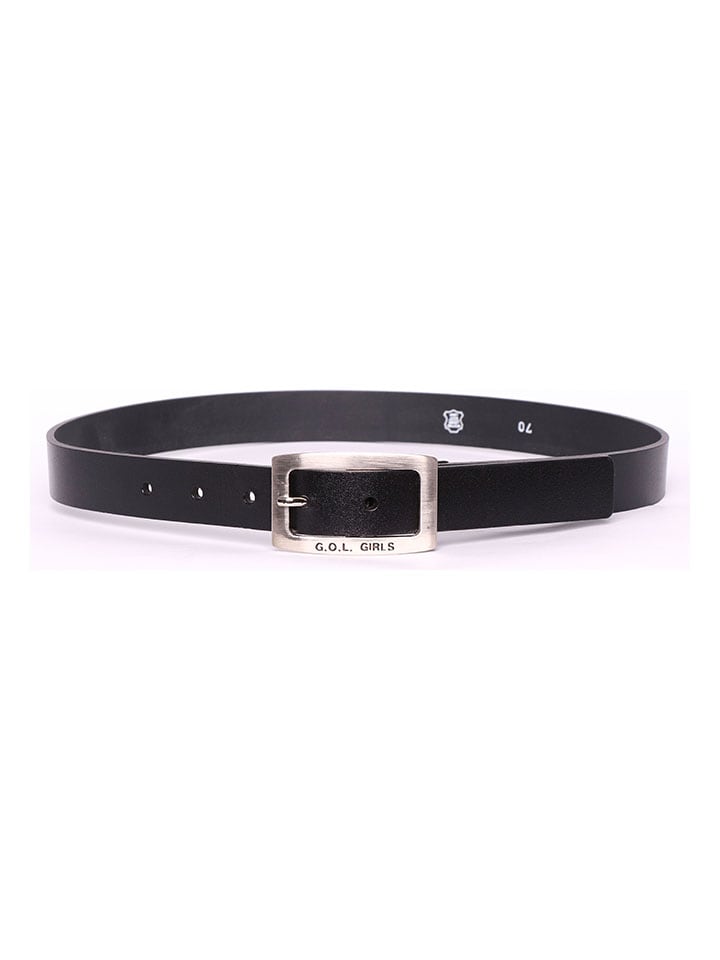 New G.O.L Leder-Gürtel in Schwarz günstig kaufen