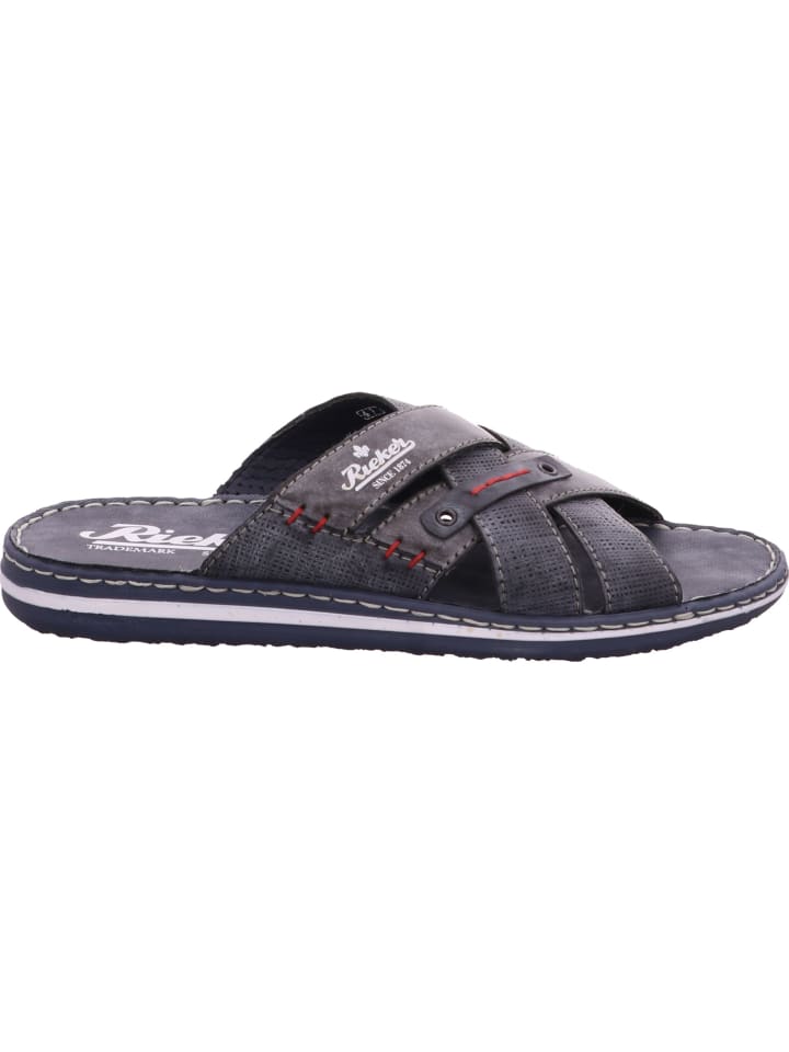 rieker Pantolette in ozean/asphalt günstig kaufen