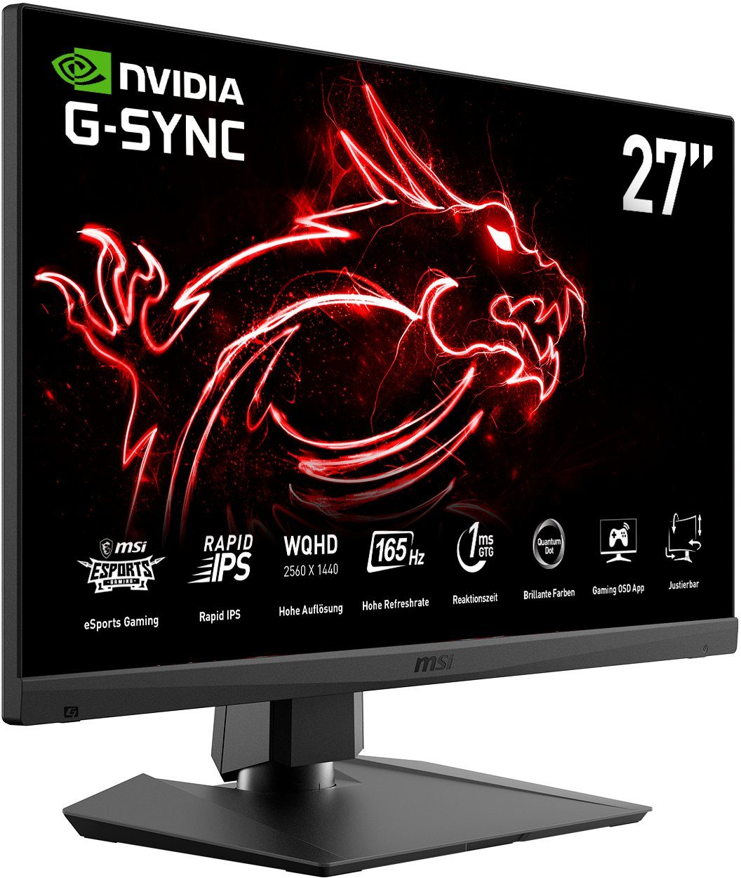 MSI Optix MAG274QRFDE-QD Gaming-LED-Monitor (69 cm/27 