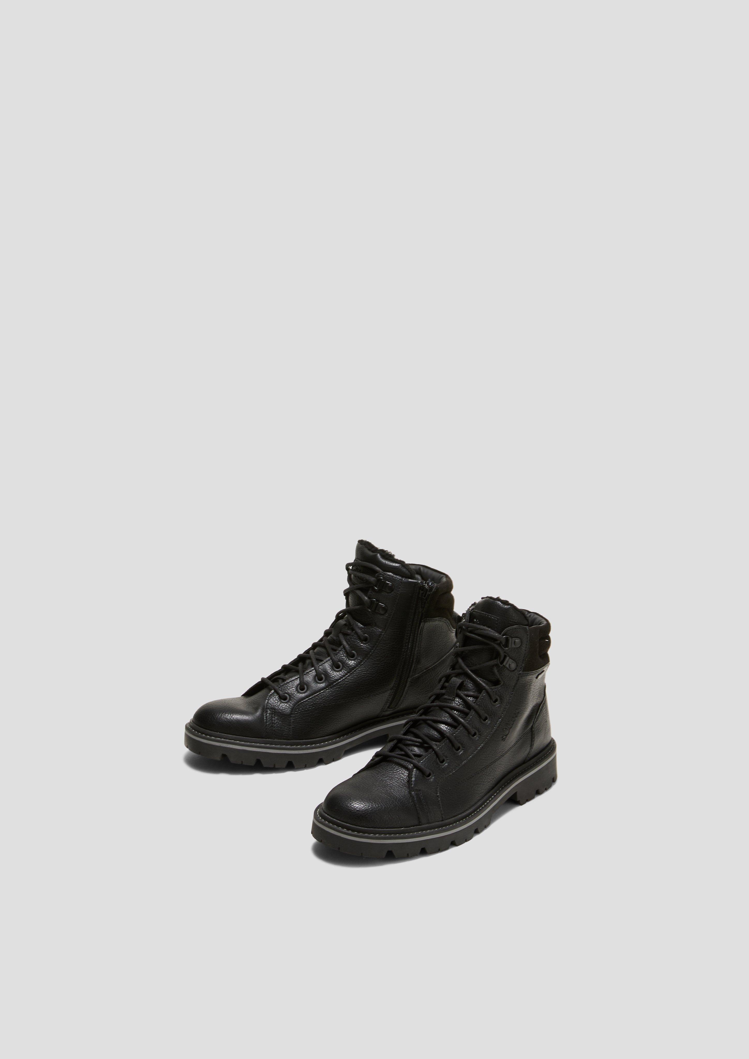 Gefütterte Schnür-Boots  6008624-001