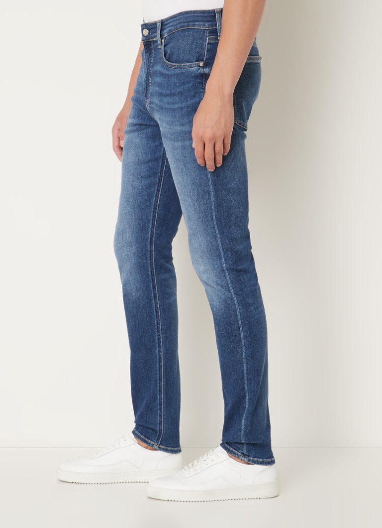 Calvin Klein slim fit jeans med sidelommer