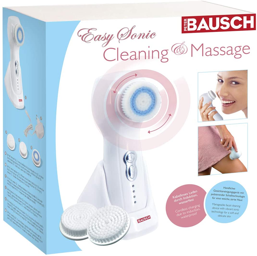 PEBARO Peter Bausch - Easy Sonic - Cleaning & Massage Gesichtsreinigungsgerät mit pulsierender Schalltechnologie