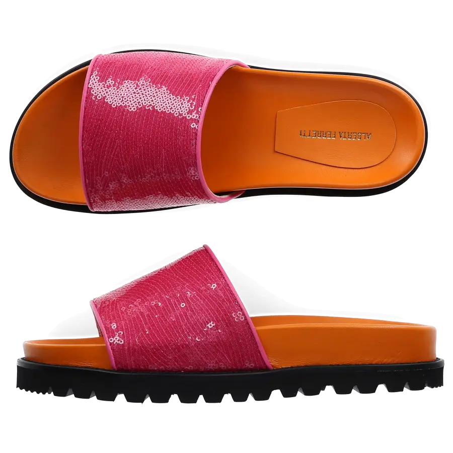 Alberta Ferretti - Badeschuhe 28014 Gummi - pink