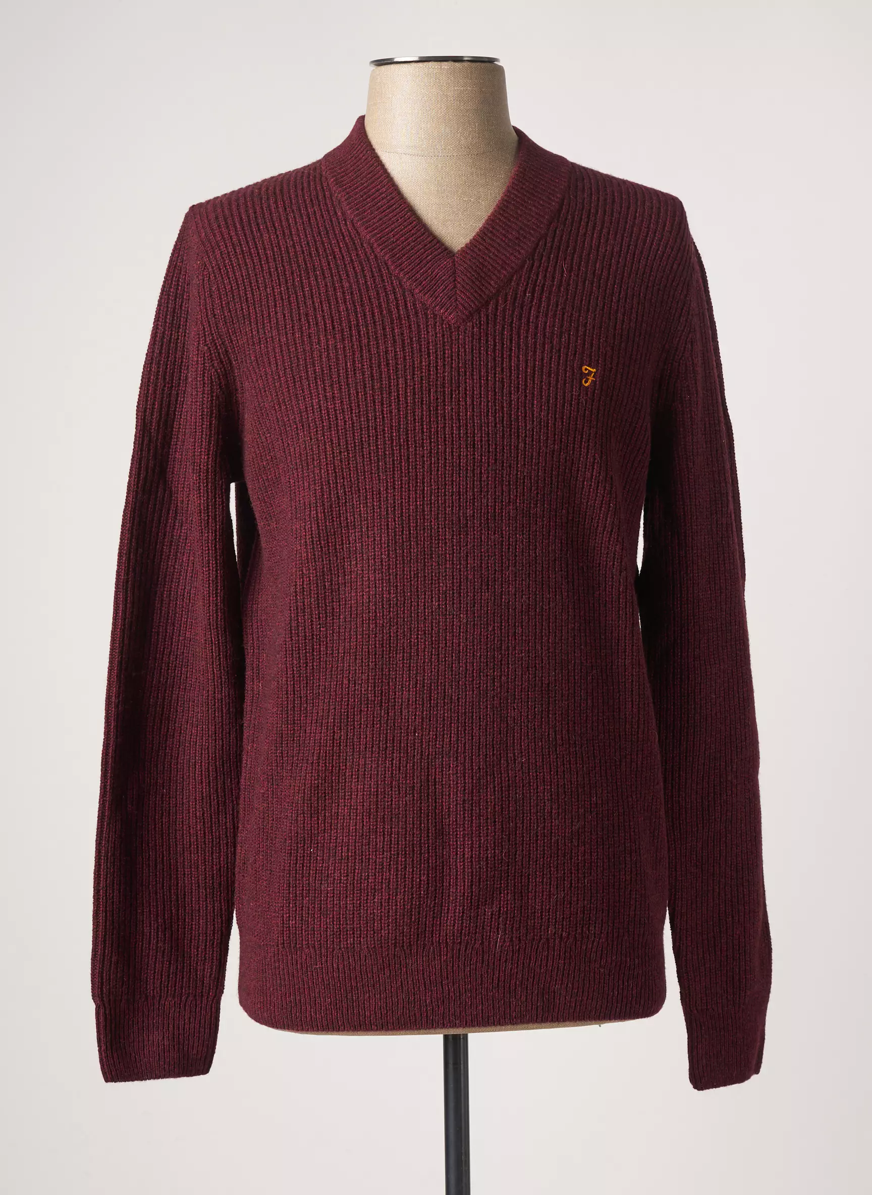 Farah Pulls Homme couleur rouge