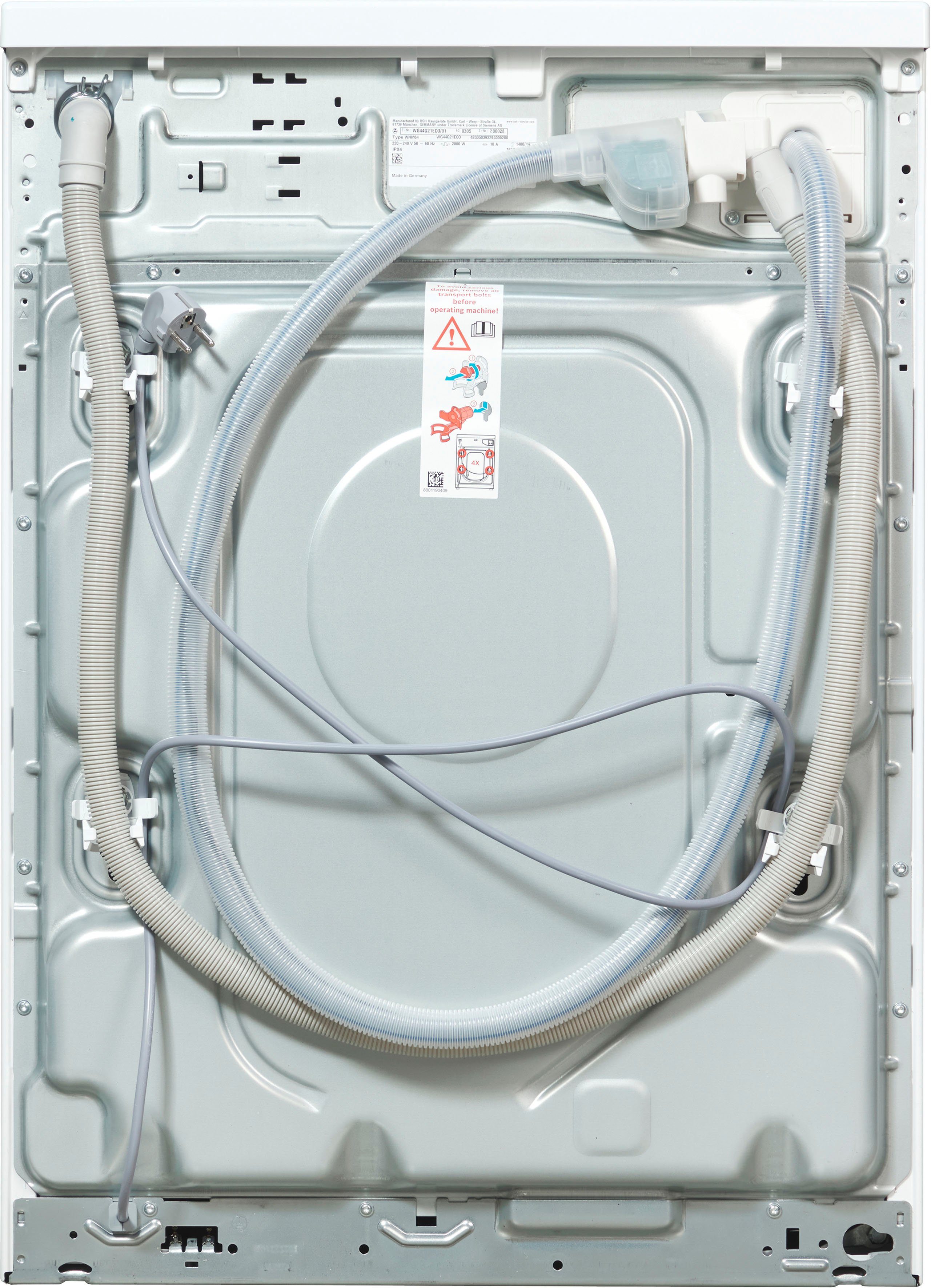 SIEMENS Waschmaschine WG44G21ECO, 9 kg, 1400 U/min, Made in Germany