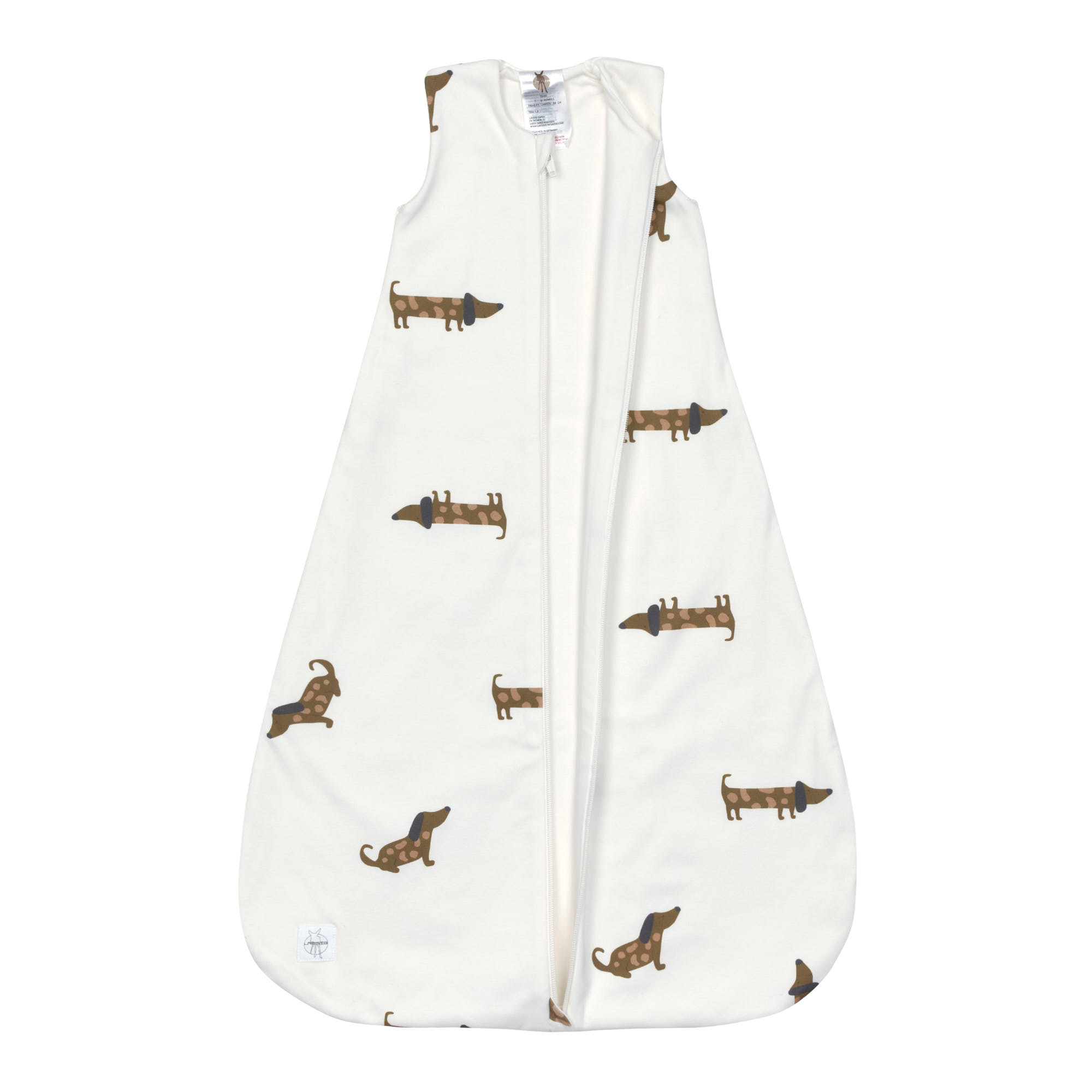 Baby Schlafsack 1,0 TOG - Bio Baumwolle, Hund Milky