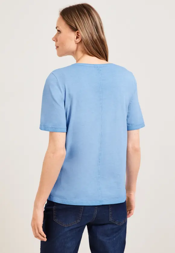 CECIL T-Shirt in Washed Optik