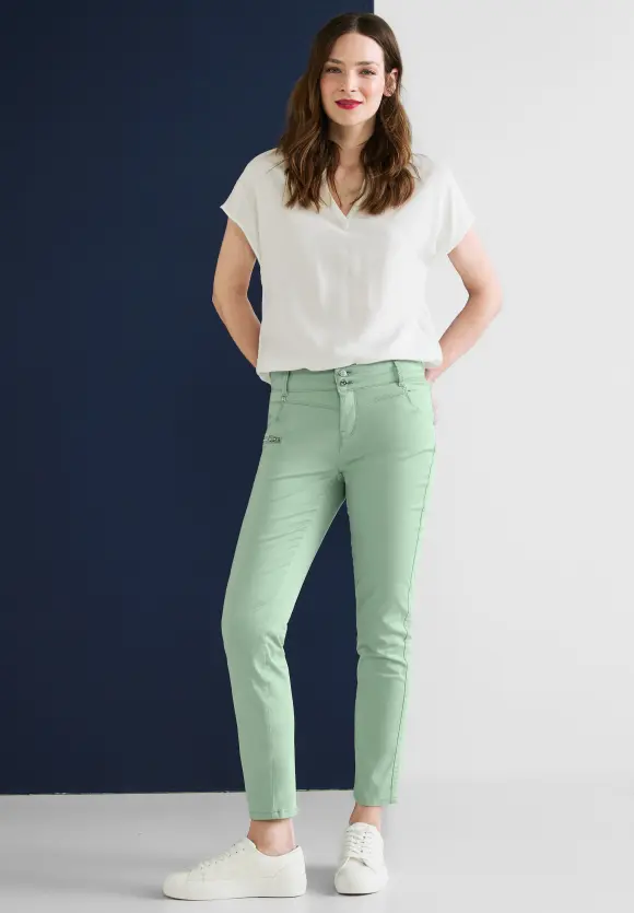 Street One Casual Fit Hose mit Zipper