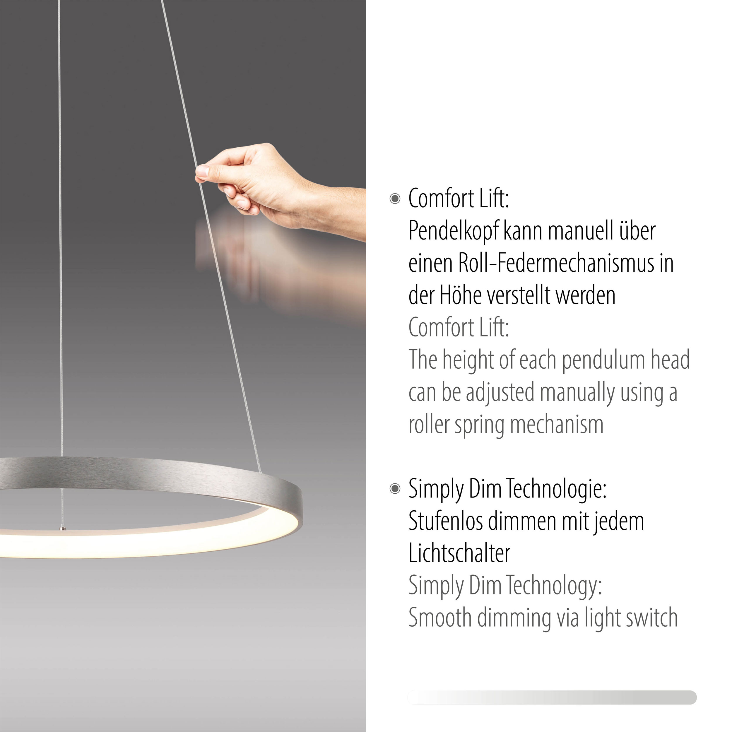 Paul NeuhausLED-Pendelleuchte 1flg