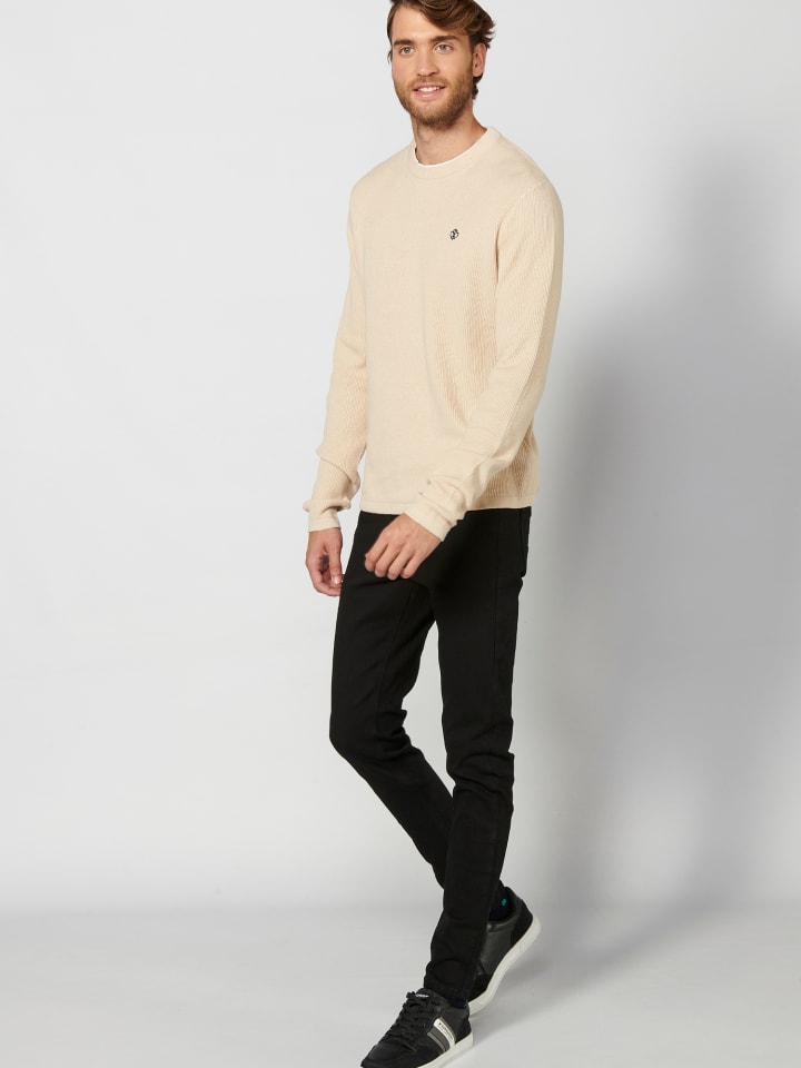 KOROSHI Jersey Punto in creme günstig kaufen XL