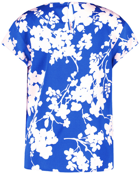 Kurzarmbluse mit Floralprint