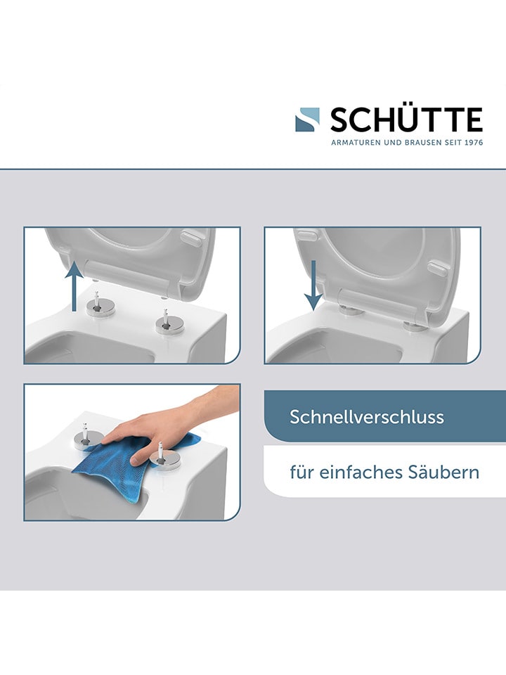 Schütte WC-Sitz mit Absenkautomatik 