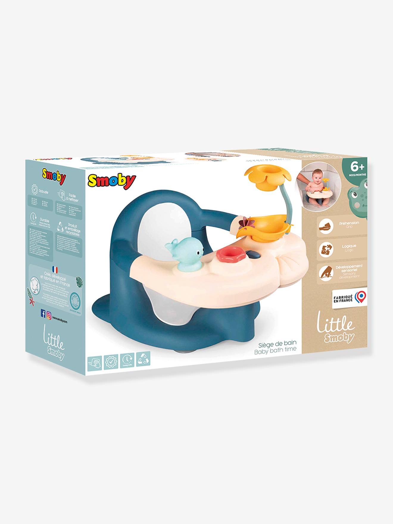 Smoby Baby Badesitz mit Activity-Tablett LITTLE SMOBY SMOBY - blau