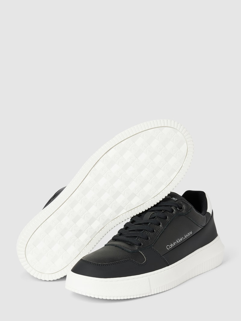 Sneaker aus Leder mit Logo-Prägung Modell 'CHUNKY CUPSOLE' in black
