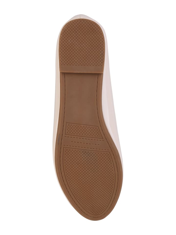 VAN HILL Klassische Ballerinas Adelaide in Beige Lack günstig kaufen