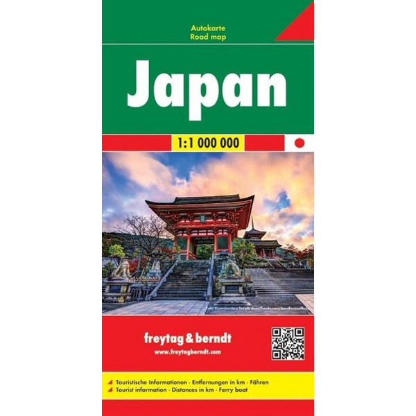 Japan, Autokarte 1:1.000.000 - Straßenkarte