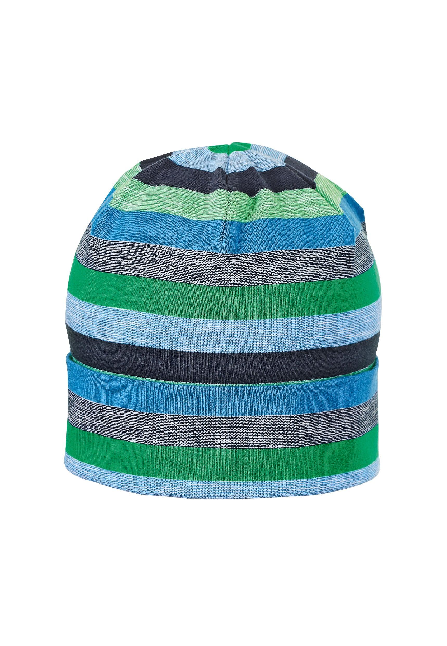 Slouch-Beanie aus Jersey-Effektgarn, UV-Schutz 50+