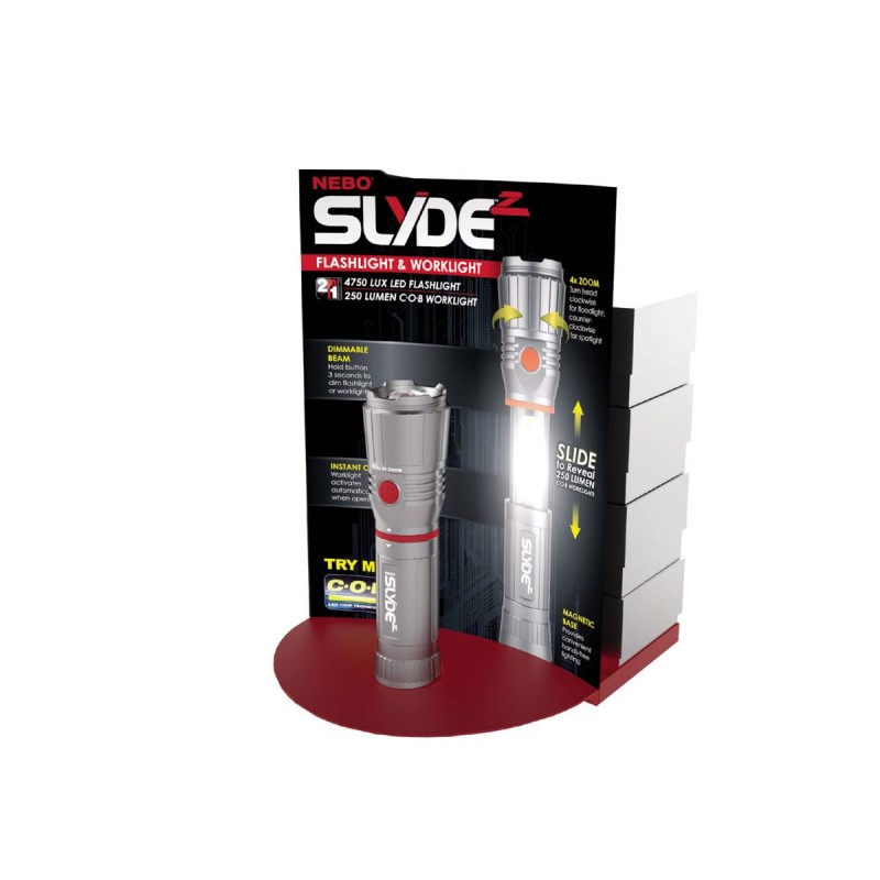 Nebo Tools Nebo Slyde Z 250 Lumen COB, LED-Taschenlampe