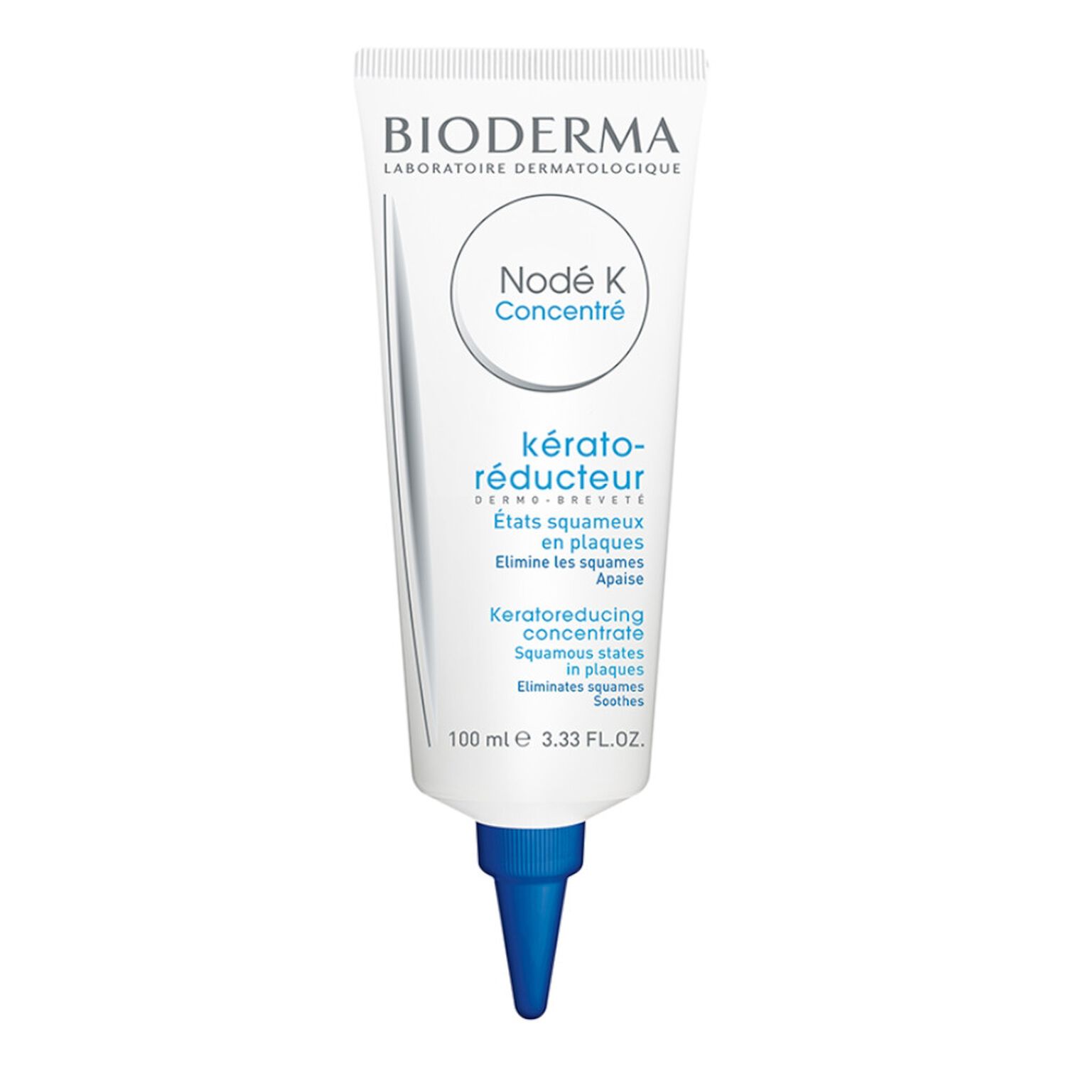Bioderma Nodé K Concentré Kéro-Réducteur - Élimine Les États Squameux en Plaque 100 ml