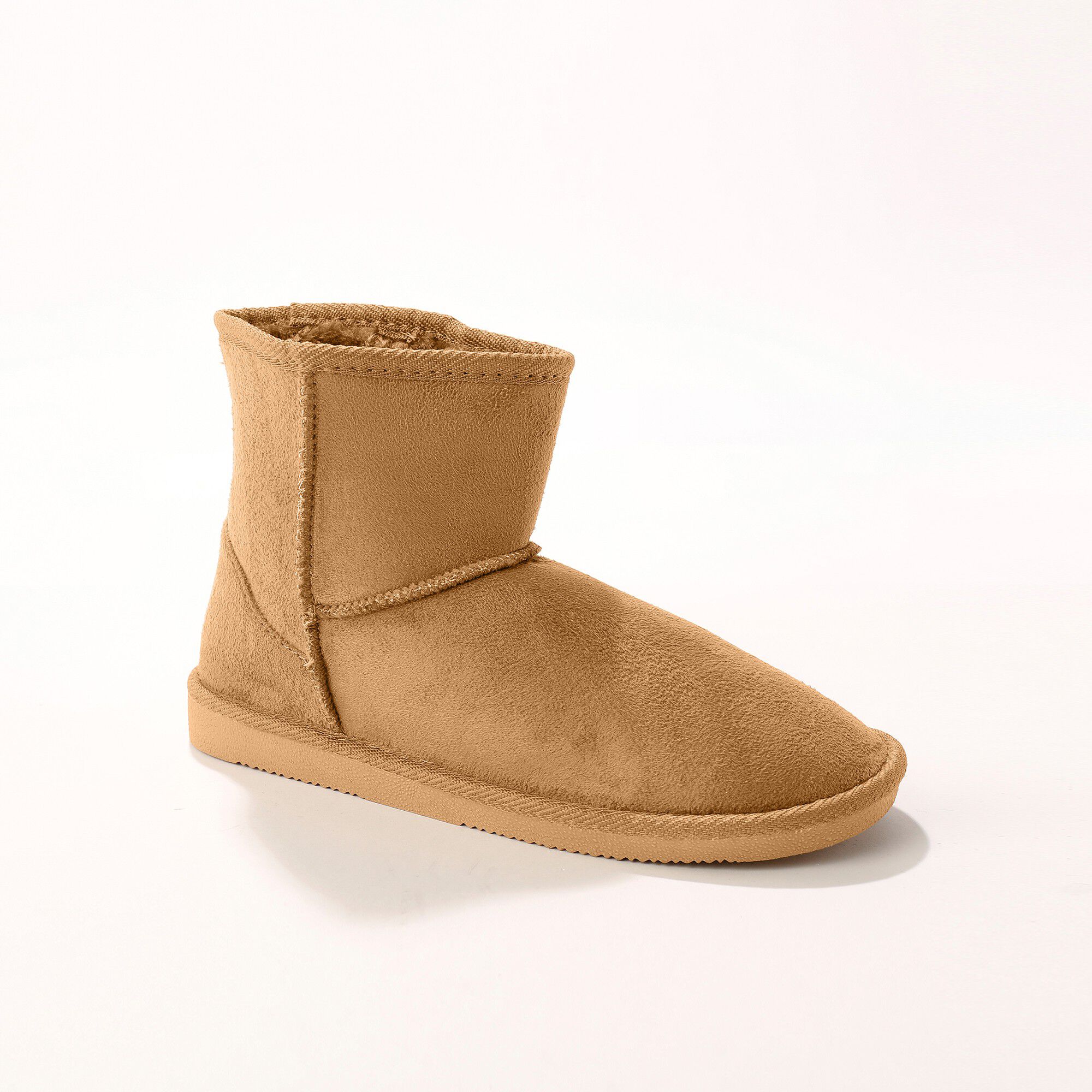 Bottes fourrées plates