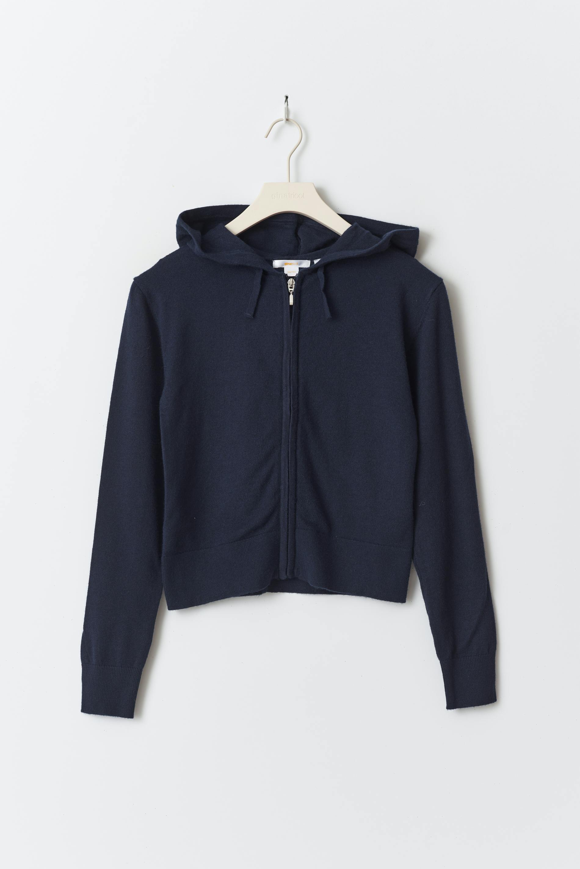 Y soft knitted zip hoodie