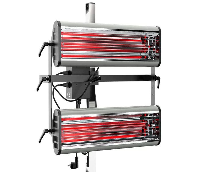 B-Tec 7300137 IR-X2 Kortbølget infrarød tørretumbler med 2 patroner