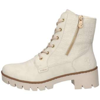 Rieker Schnürstiefelette in beige