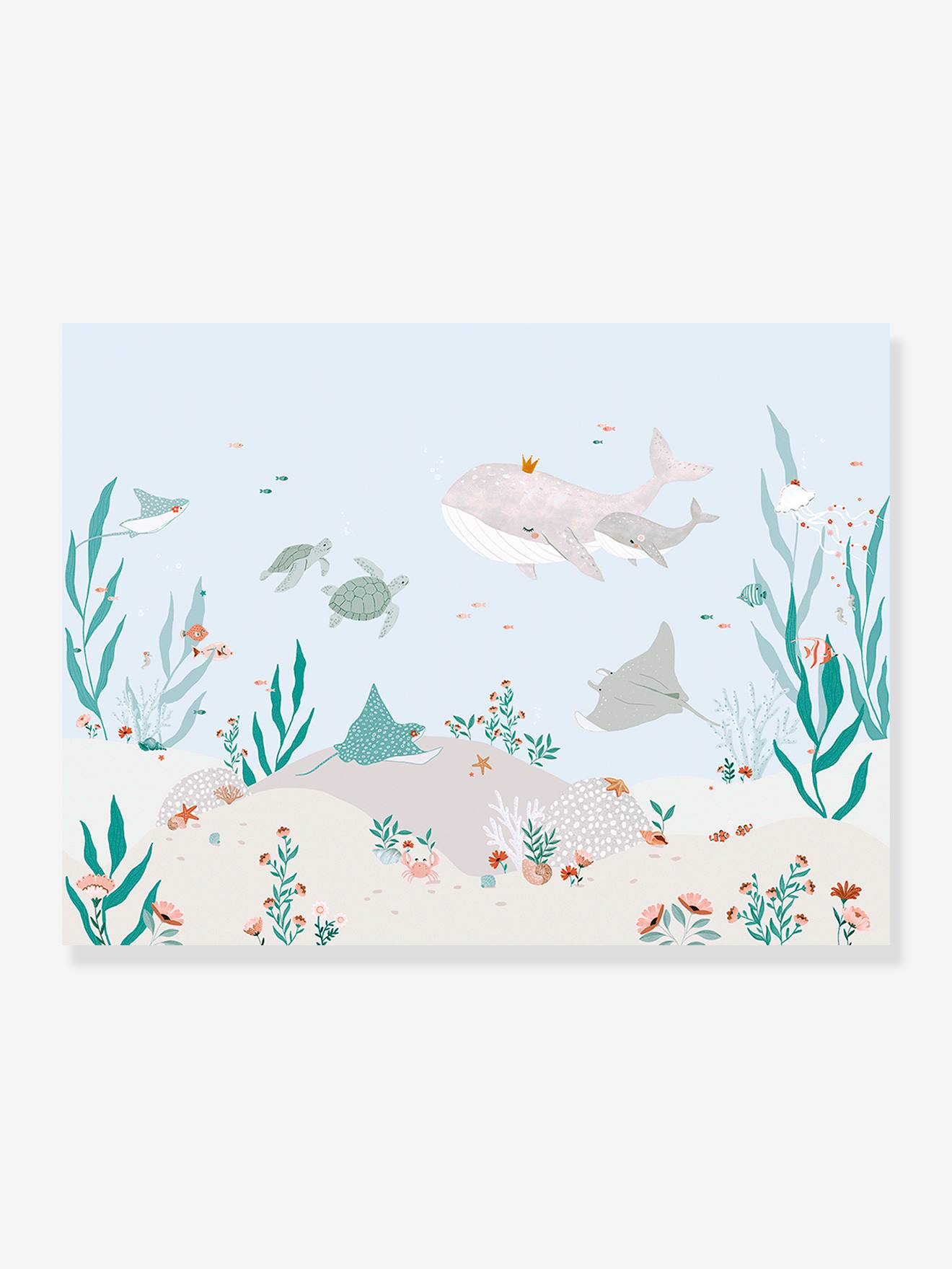 Lilipinso Kinderzimmer Vliestapete DREAMY SEABED LILIPINSO - blau