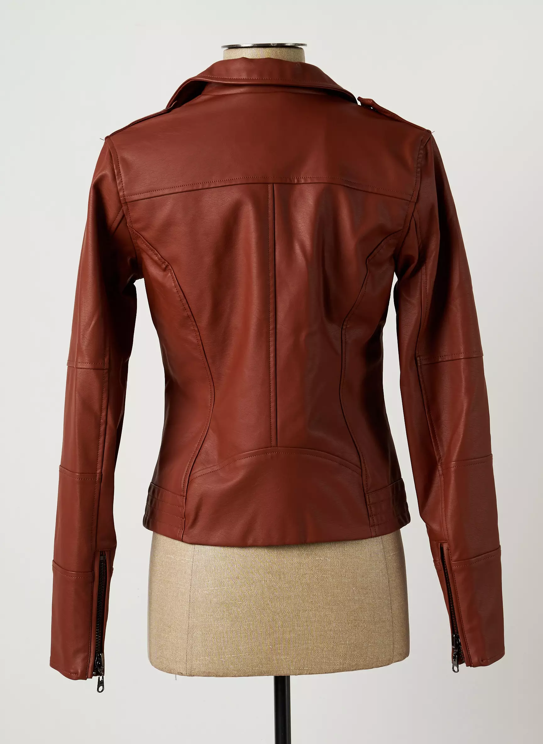 Garcia Vestesimilicuir Femme couleur marron