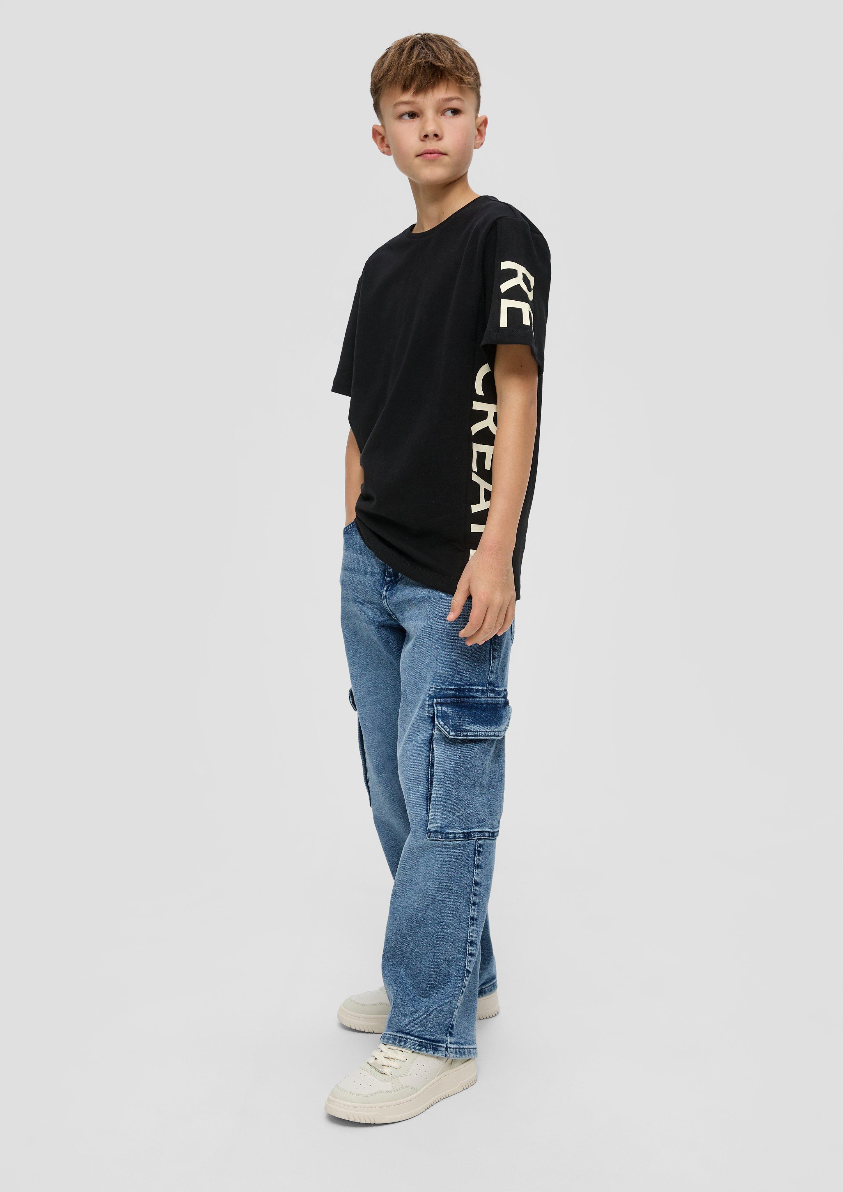 T-Shirt mit Schrift-Print  2140094-9999