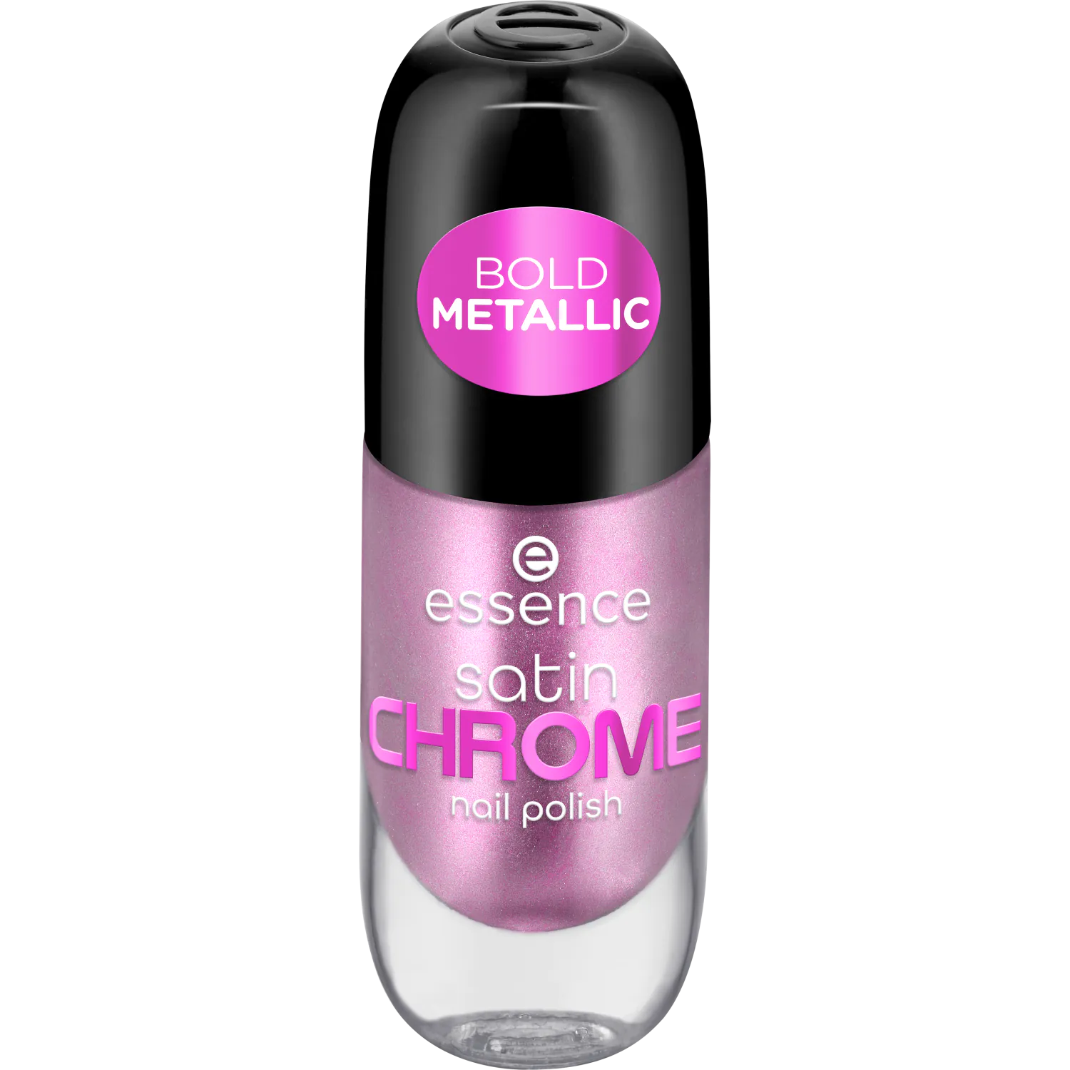 „Essence Satin Chrome“ nagų lakas, 02 Artificial Pinktelligence