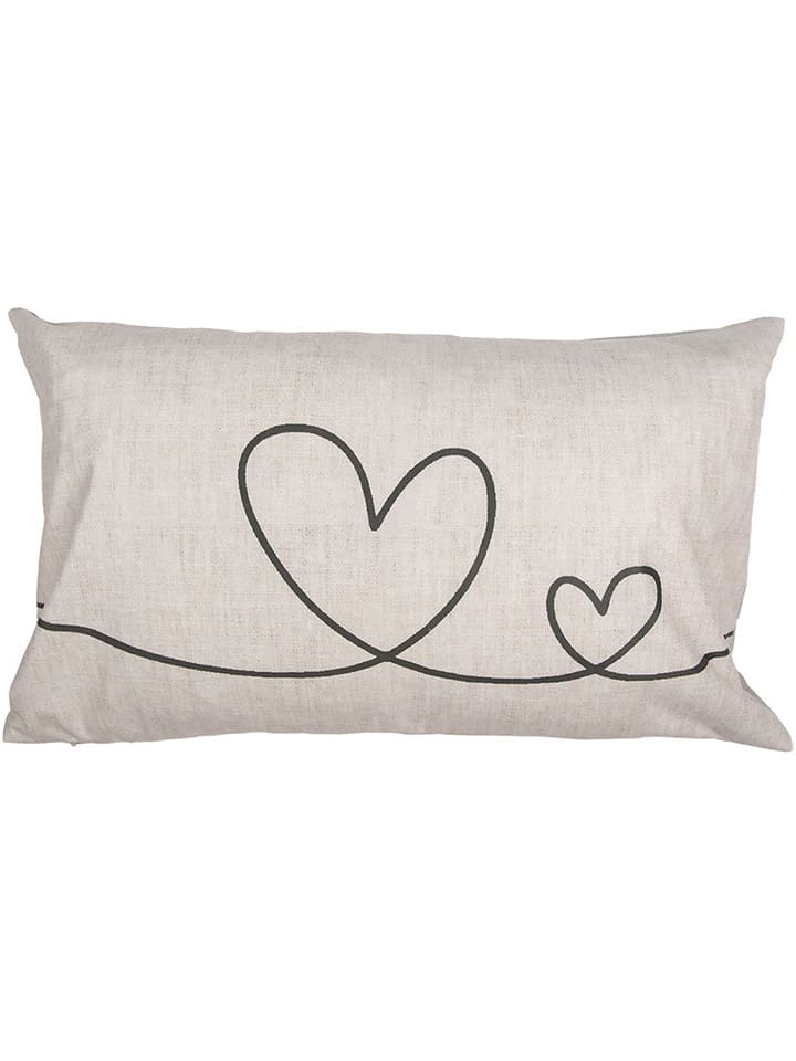 Clayre & Eef Kissenhülle in Beige - (L)50 x (B)30 cm günstig kaufen onesize